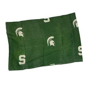 Michigan State Spartans Standard Pillowcase 20x30 Green